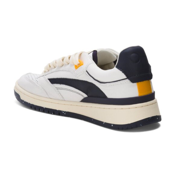 Oncept Leather Indigo and White Women's Sneakers - Picture 4 of 6